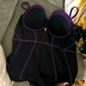 Torrid Disney (Ursula) one piece bathing suit. NWT.